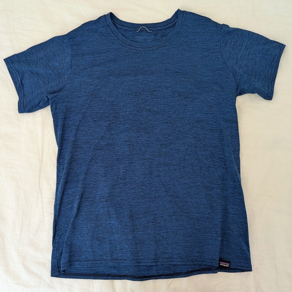 Patagonia Women's Crew Neck Short Sleeve T-Shirt in Blue